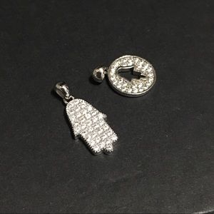 Sterling Silver Hamsa Charms